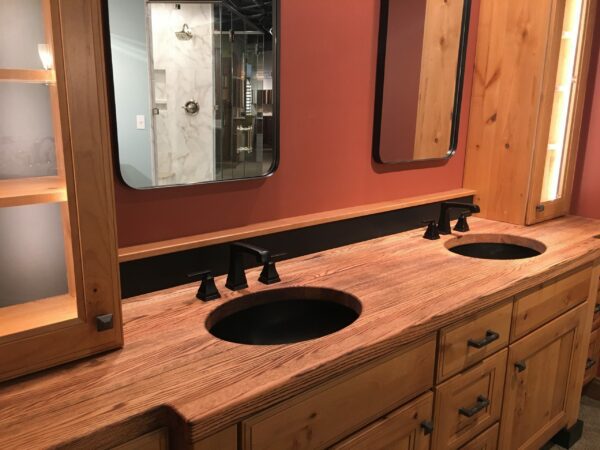 Antiqued Oak Countertop Installer in Michigan