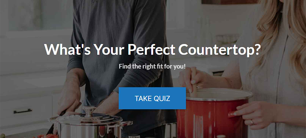 Find your perfect countertop quiz